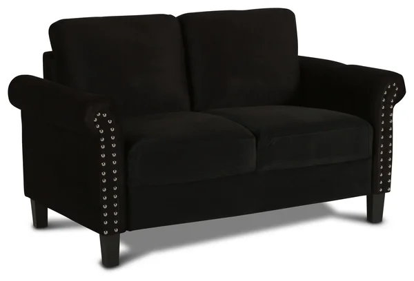 Alani Black Loveseat