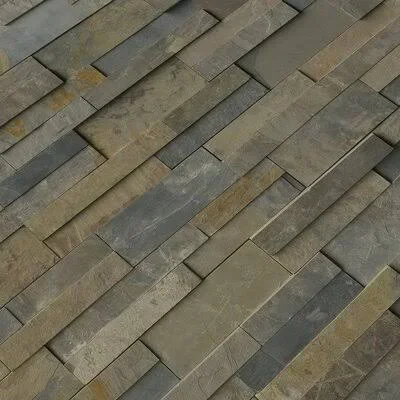 Rustic 6x22 x 24x22 Slate Stacked Stone Tile MSI