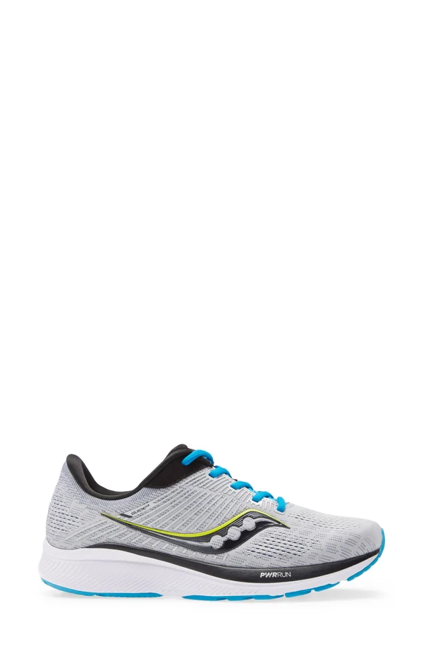 Saucony Men's Guide 14 Charcoal - Vizigold, 7.5, 2E
