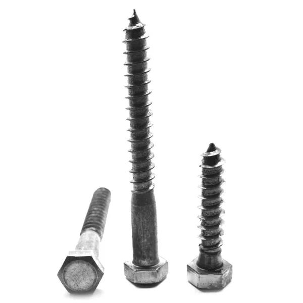 3/4x22-4 1/2 x 4 1/2x22 Hex Lag Screw Low Carbon Steel Plain Finish Pk 10