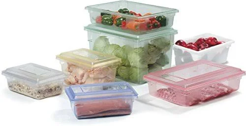 Carlisle 10621C22 StorPlus Food Storage Container - 8.5 gal, 26x22 Length x 18x22 Width x 6x22 Height, Yellow (Pack of 6), 18 x 12 x 9 inches