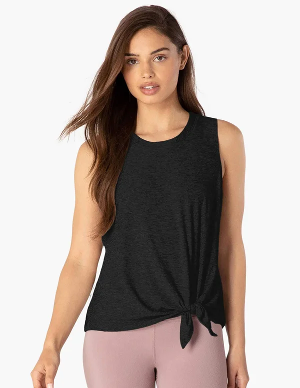 Beyond Yoga All for Ties Tank Top - Women's Darkest Night, L