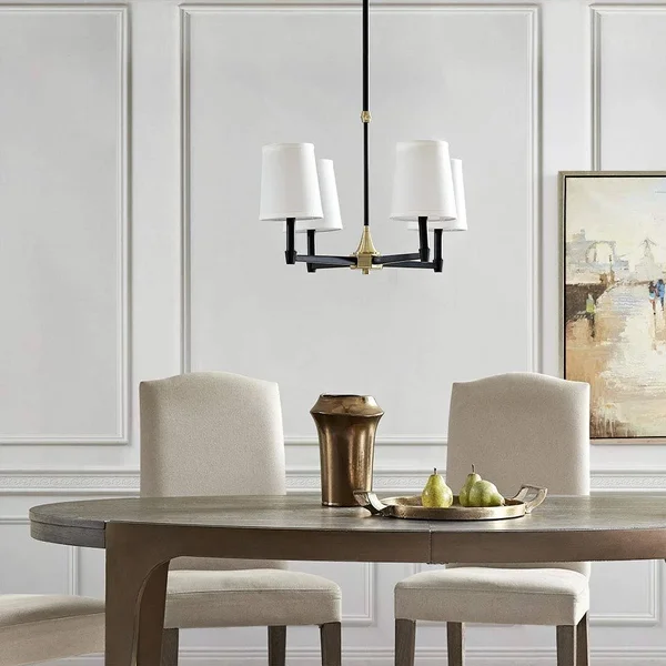 Clark Chandelier - Gold/Black