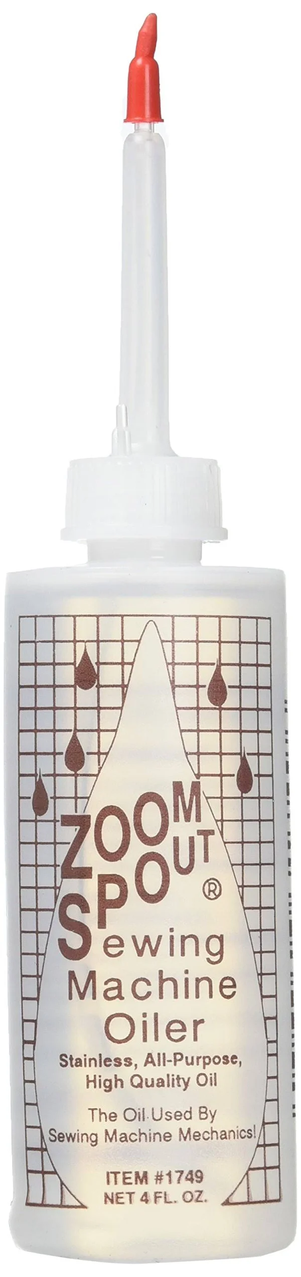 Euro-Notions Zoom Spout Oiler 4oz 12/Pkg-12 Bottles per Self-Display