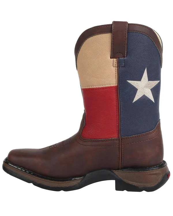 Lil Durango Kids Texas Flag Western Boots 10.5