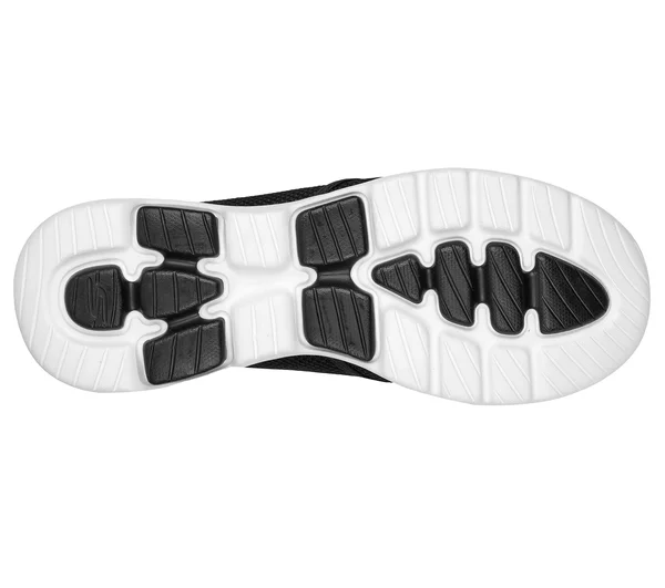 Skechers Men's GOwalk 5 - Beeline Walking Shoes, Black/White, 8.0