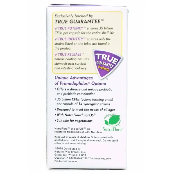 Natures Way Primadophilus Optima Capsules - vegetarian - 60 count