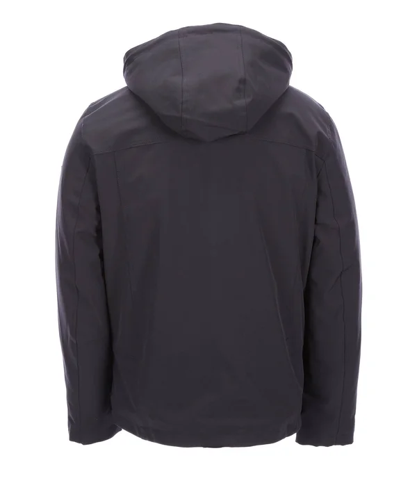 Calvin Klein Soft Shell Hood Full-Zip Jacket - Mens, XL, Iron