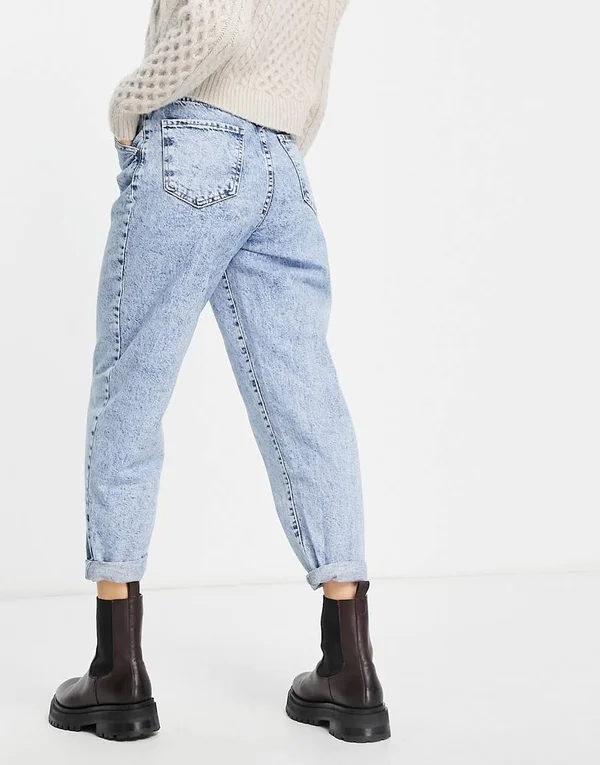 Mango - Dart Slouchy Jeans Light Blue - 4 - Women