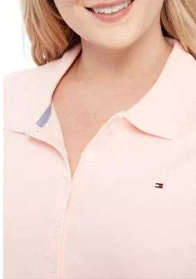 Tommy Hilfiger Ballet Pink Plus Size Polo Shirt