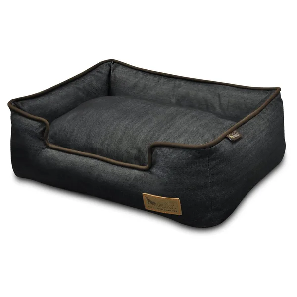 P.L.A.Y Lounge Bed Denim Brown, Medium