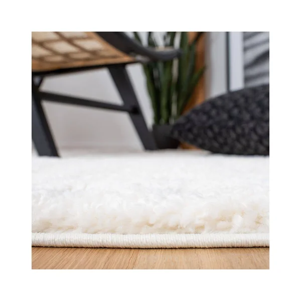 Safavieh Moroccan Tassel Shag Rug Collection MTS690A - Ivory, Grey - 4' x 6'