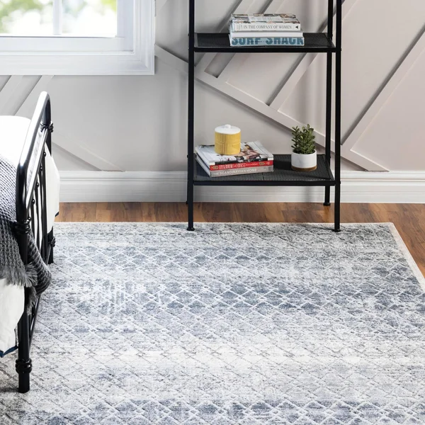 Caspian Gray Vintage 4x6 Area Rug