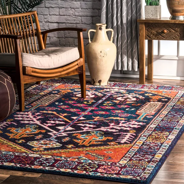 nuLOOM Tonita Tribal Orange 10 ft. x 14 ft. Area Rug