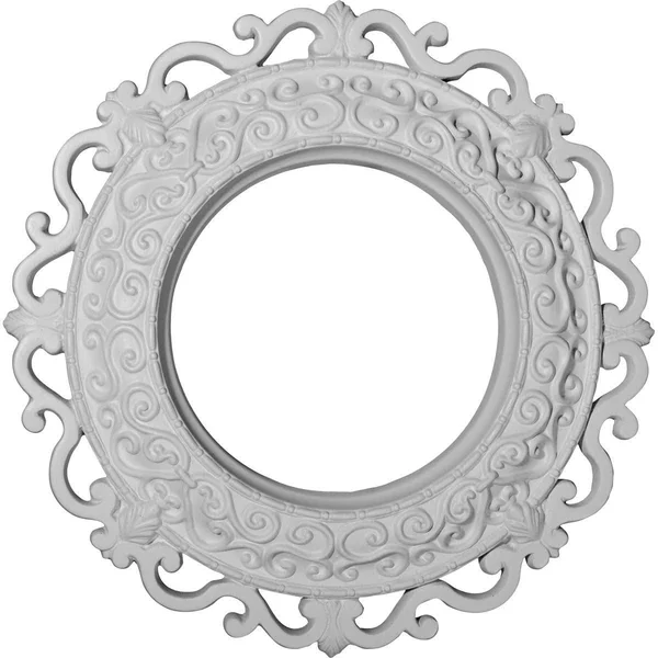 13 1/4x22OD x 6 5/8x22ID x 1 1/8x22P Orrington Ceiling Medallion (Fits Canopies Up to 6 5/8x22), Hand-Painted Americana Crackle