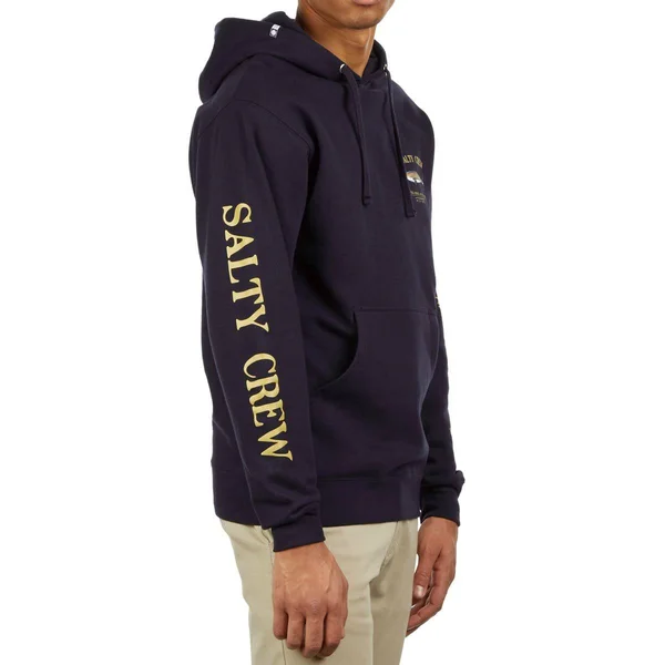 Salty Crew Bruce Fleece Hood - Navy