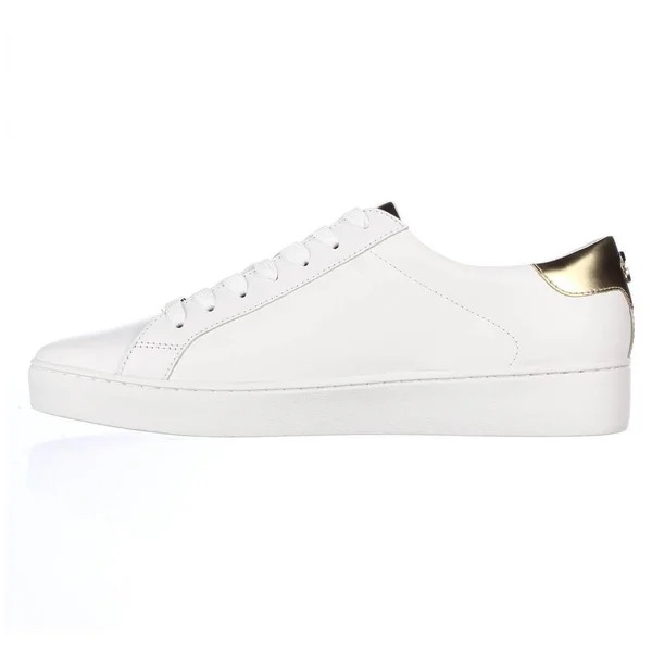 Michael Michael Kors Irving Lace-Up Sneakers - Optic White/Gold