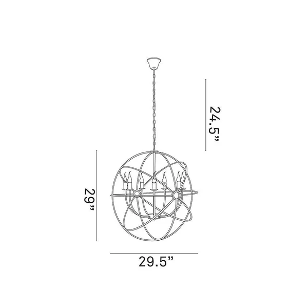 Modway Atom Chandelier