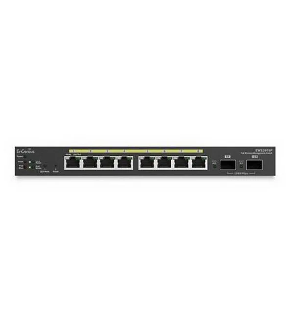 EnGenius Neutron Series EWS2910P Managed Switch - 8 PoE Ethernet Ports & 2 SFP Ports