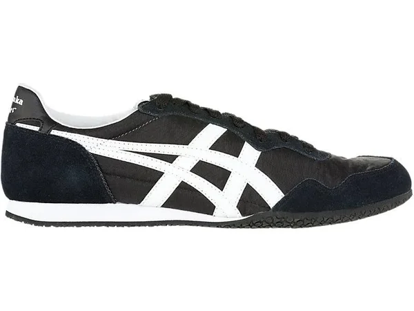 Onitsuka Tiger Men's Serrano Suede Sneakers - Black White - Size 11
