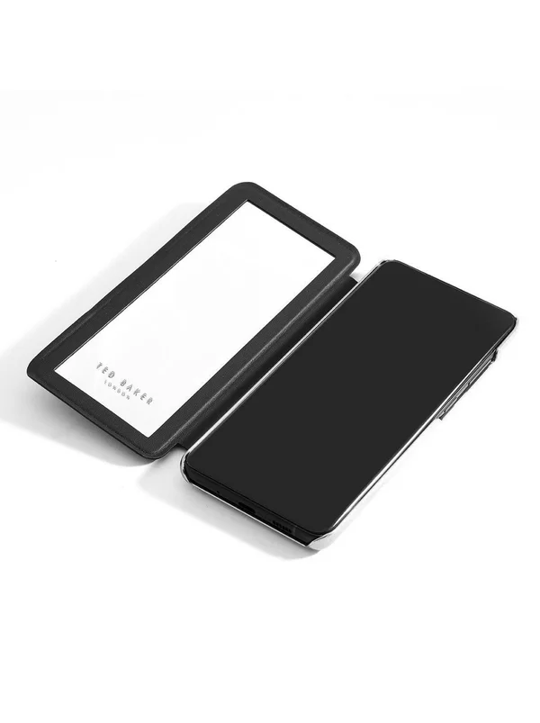 Ted Baker SKYLIA Mirror Case for iPhone 11 - Sandalwood, Black Silver