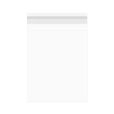ClearBags - Large Adhesive Flap Clear Bags for Movie Posters and Collectibles, Bag Size: 27 7/16x22 x 41 1/4x22, 100 Bags, Cr