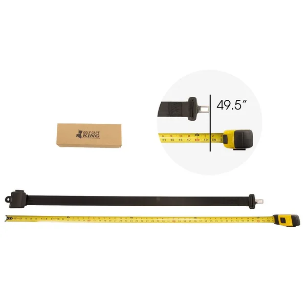 Golf Cart King (2) Universal Retractable Seat Belt Kit for Club Car, Yamaha, Ezgo Golf Cart