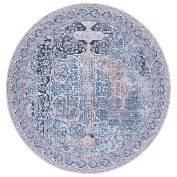 Safavieh Serapi Glenda Oriental Area Rug, Ivory/Light Blue, 9& x 12&