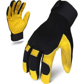 Ironclad EXO2-MLG2-02-S Exo Mechanics Leather Gloves, Black, 1 Pair, S