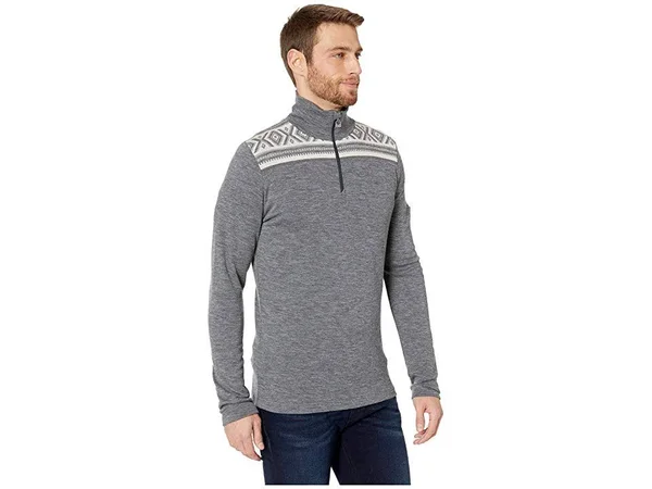 Dale of Norway Cortina Basic Masculine Sweater - Men's Smoke/Black, XL