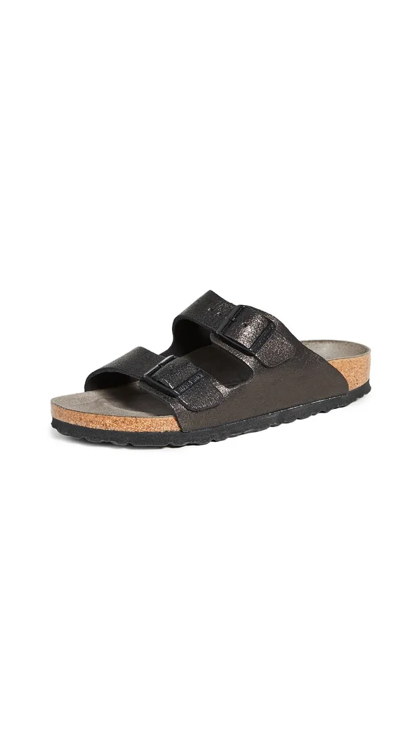 Birkenstock Black Arizona Washed Sandals
