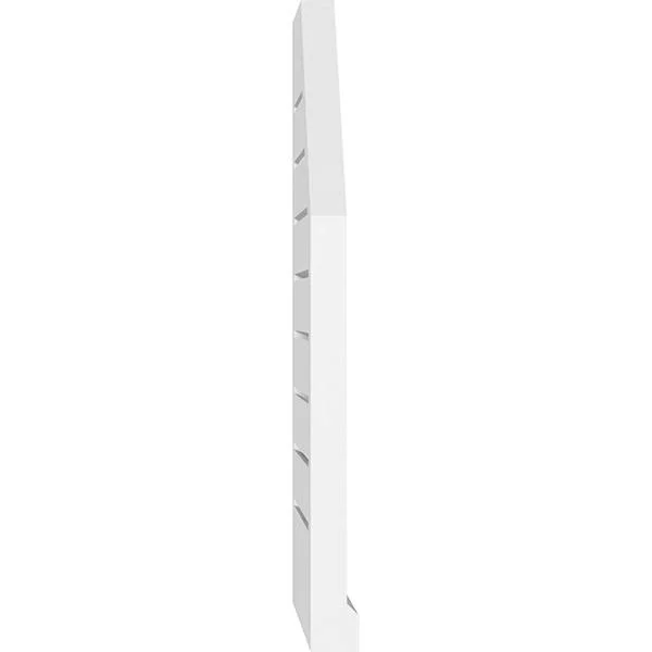 Ekena Millwork GVPOL32X3203SF 32x22W x 32x22H Octagonal Surface Mount PVC Gable Vent: Functional, w/ 2x22W x 2x22P Brickmould Si