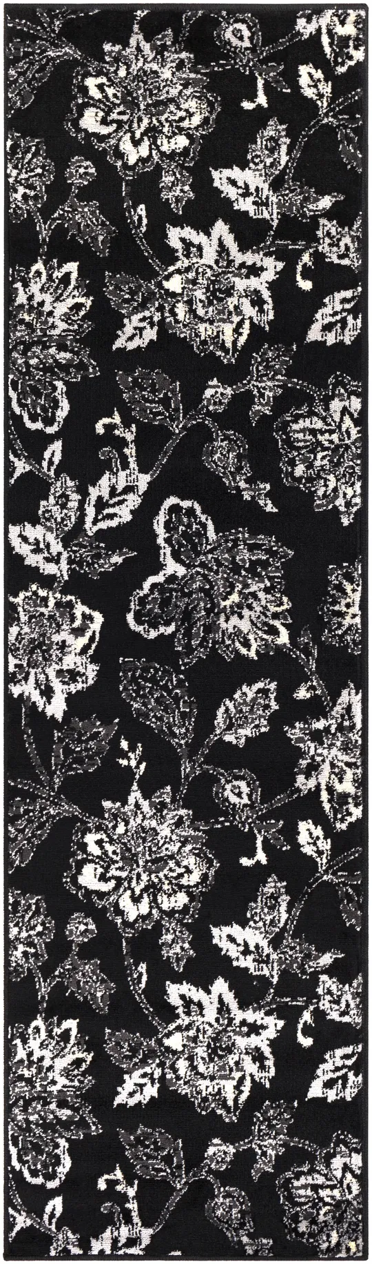 Surya Paramount PAR-1093 Black Area Rug 6&7x22 x 9&6x22