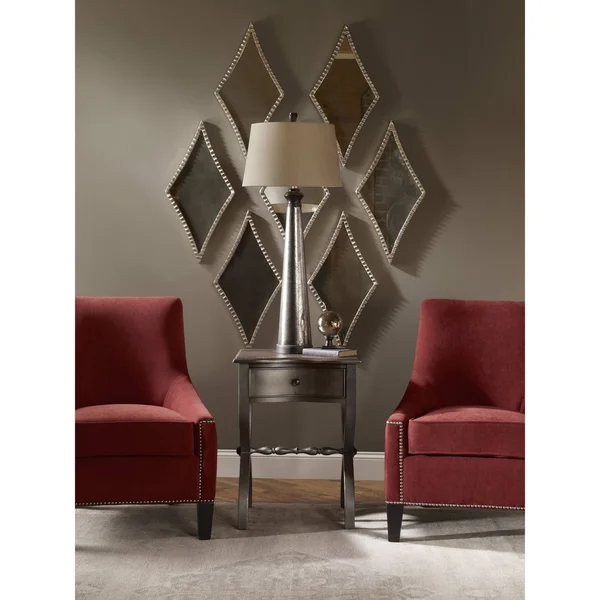 Uttermost 26214 Mustapha Distressed Silver Table Lamp