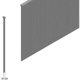 GoVets - PREBENA 16 Gauge Straight Finish Nail - 2-1/2x22 Length - 304 Stainless Steel - Pkg of 2500 - Made in USA N63CRF