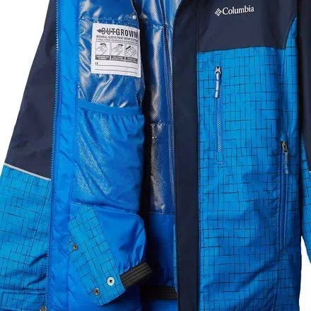 Columbia Mighty Mogul Jacket M - Super Blue Check, Collegiate Navy