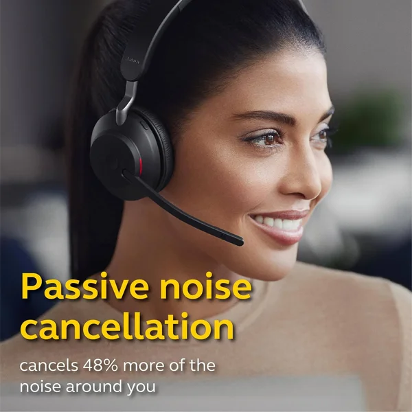 Jabra Evolve2 65 - USB-C UC Stereo with Charging Stand - Black
