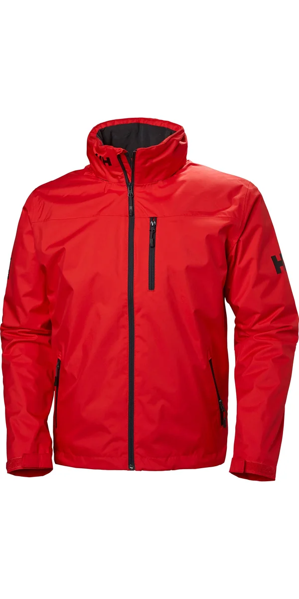 Helly Hansen Crew Hooded Midlayer Jacket Alert Red Xs