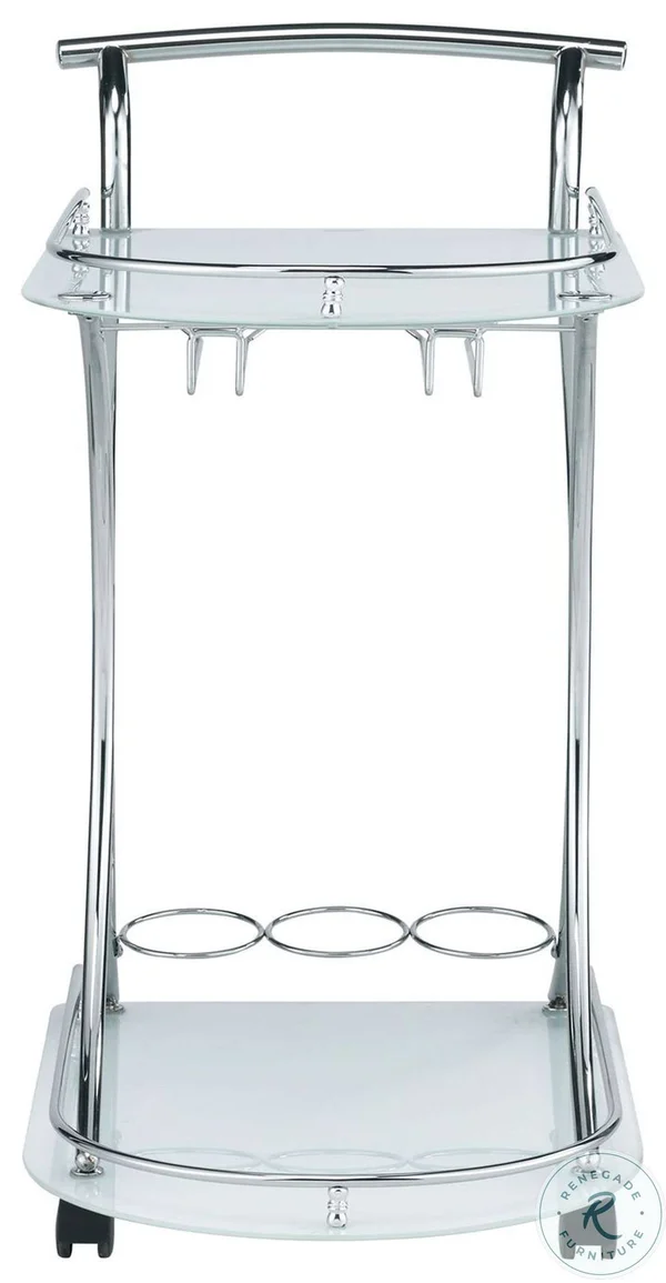 Picket House Furnishings Sedona Bar Cart in White