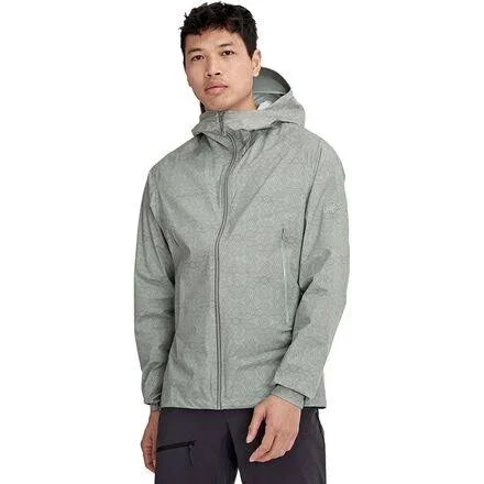 Mammut Men's Masao Light Hardshell Hooded Jacket - XL - Granit
