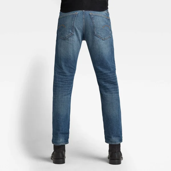 G-Star Raw Men 3301 Straight Jeans Medium Blue Size 29-30