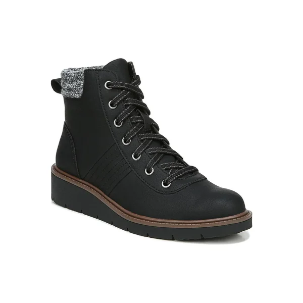 Dr. Scholl&s Little Wild Women's Lace-Up Boots, Size: 8.5, Black