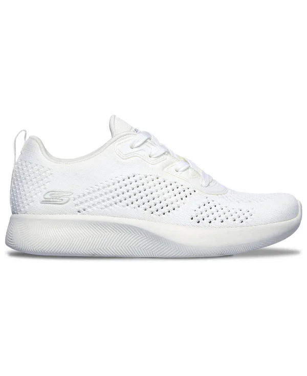 Skechers Women's Bobs Sport Squad 2 Social Space Sneaker - White