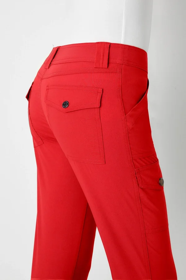 Anatomie Kate Cargo Slim Fit Red Small, Red