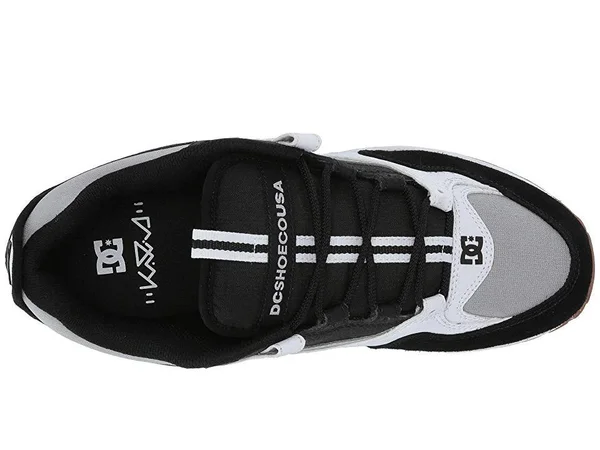 DC Shoes Kalis Lite Skate Shoes - Black/Grey/White 13