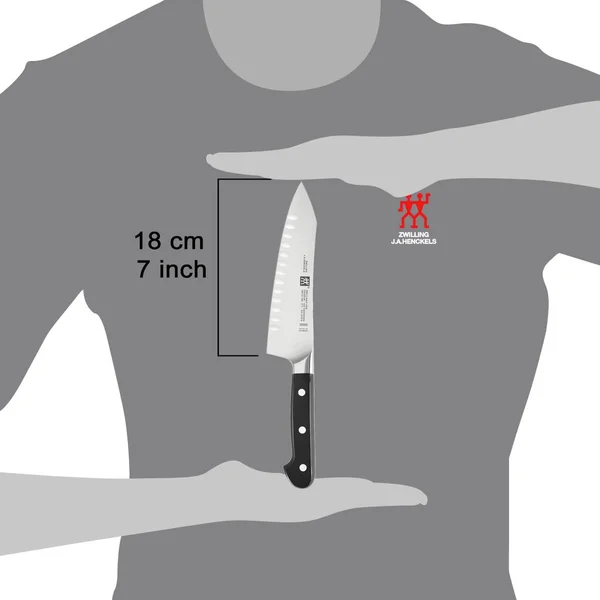 Zwilling - Pro Rocking Santoku Knife - 18cm