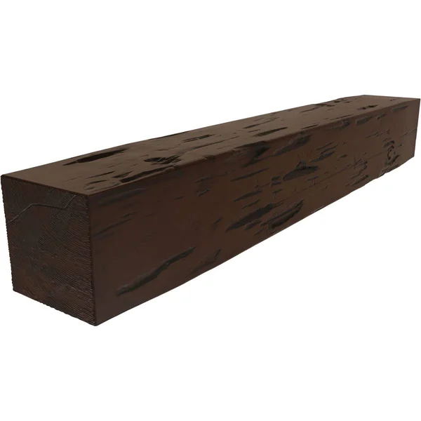 Ekena Millwork MANUPC04X04X84ZH 4x22H x 4x22D x 84x22W Pecky Cypress Faux Wood Fireplace Mantel, Premium Hickory
