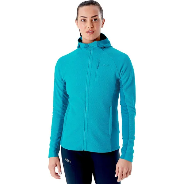 RAB Capacitor Hooded Fleece Jacket - Women's Aquamarine - M