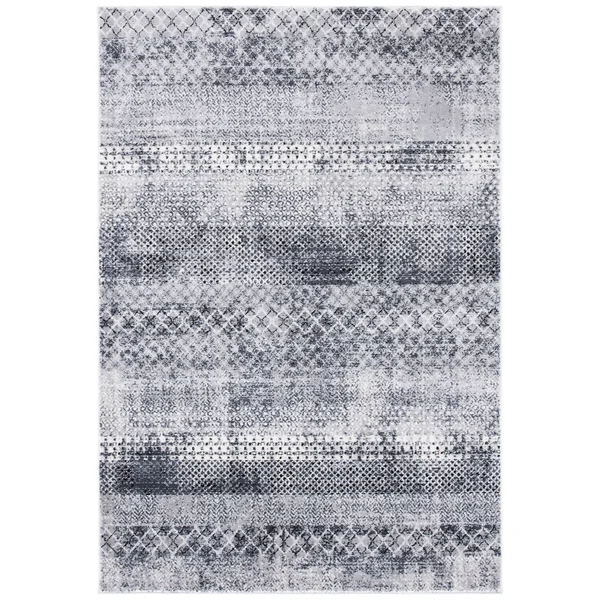 Safavieh ALA761G-210 2 ft. 2 in. x 10 ft. Amelia 700 Runner Rug Grey & Light Blue