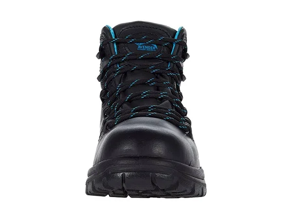 Avenger Women's EH Leather Work Boots - Black